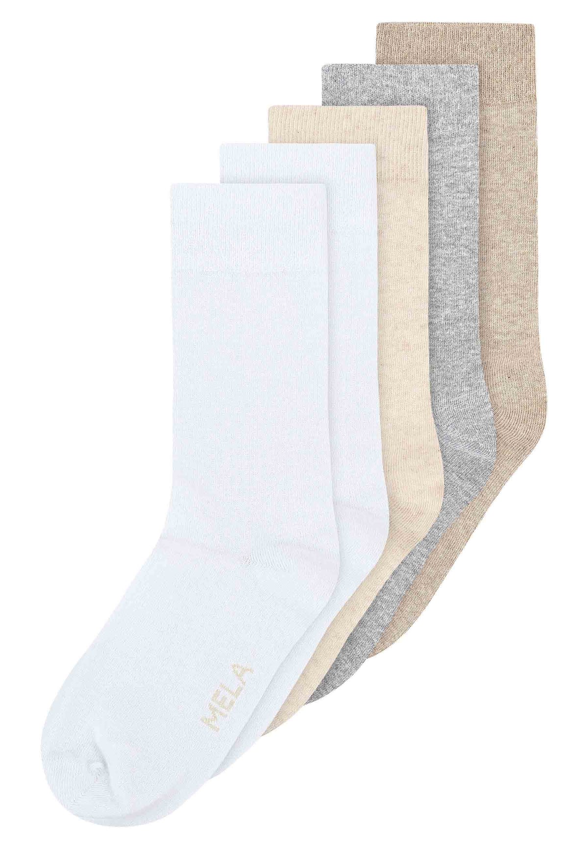 5 Paia Calzini Basic in Cotone Biologico Fairtrade