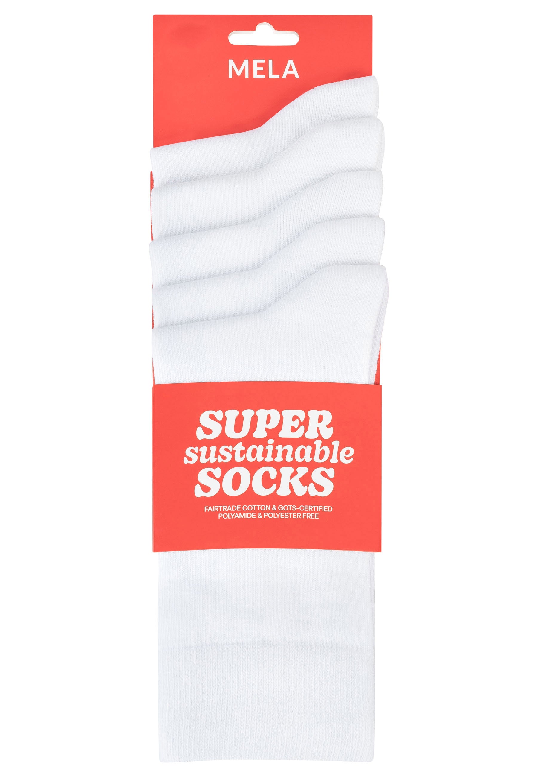 5 Pack Calzini Basic in Cotone Biologico Fairtrade