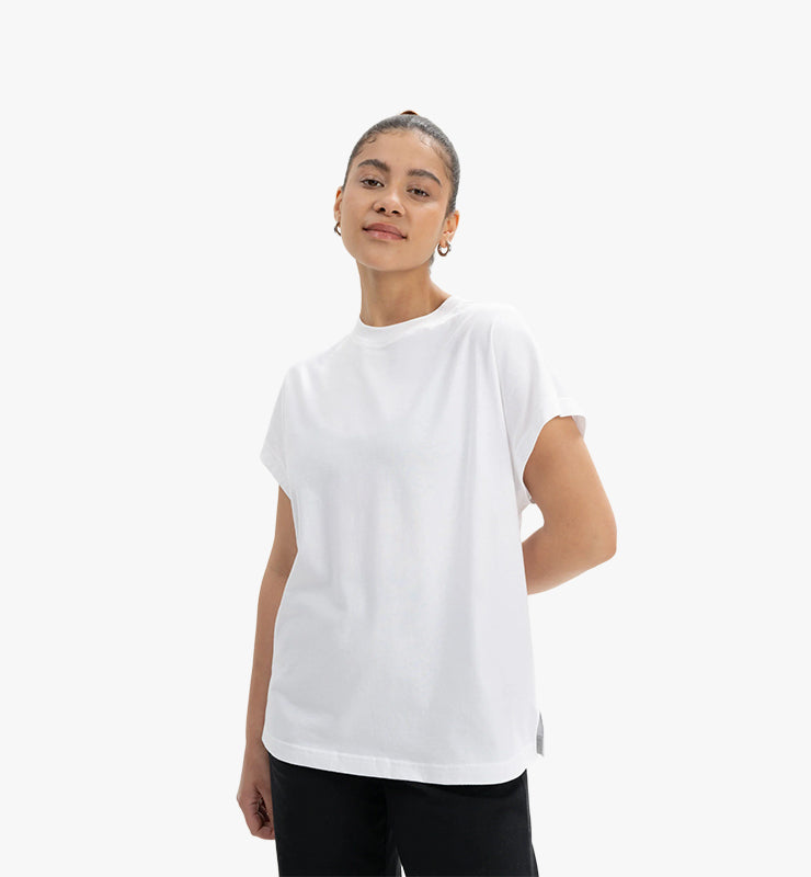 T-shirt Donna AWDis Ecologie In Cotone Biologico, A Cascata, Manica Corta, Girocollo, Nera - Foto 3