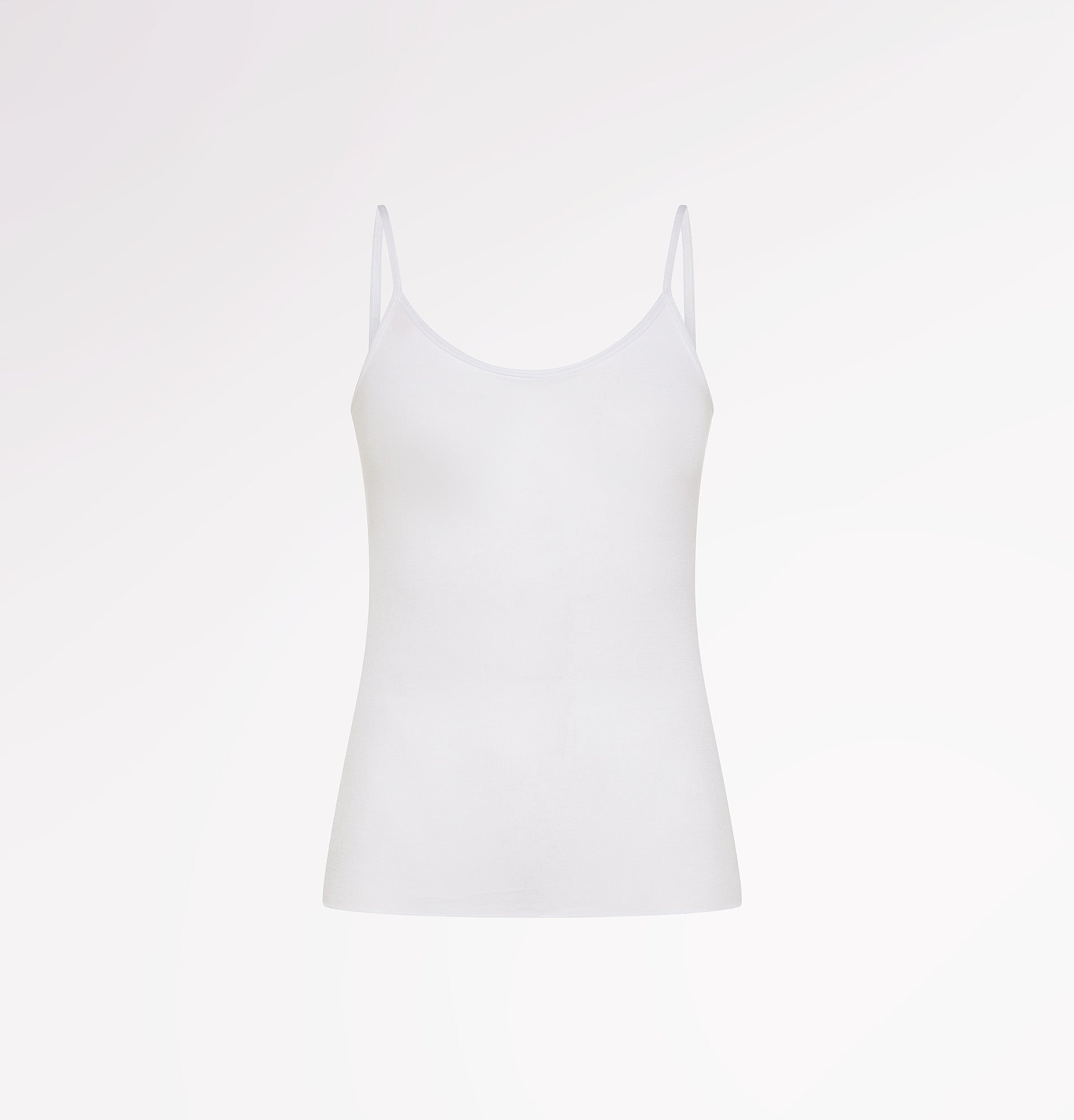 Canotta a spallina fina in TENCEL™ seta - CASAGIN