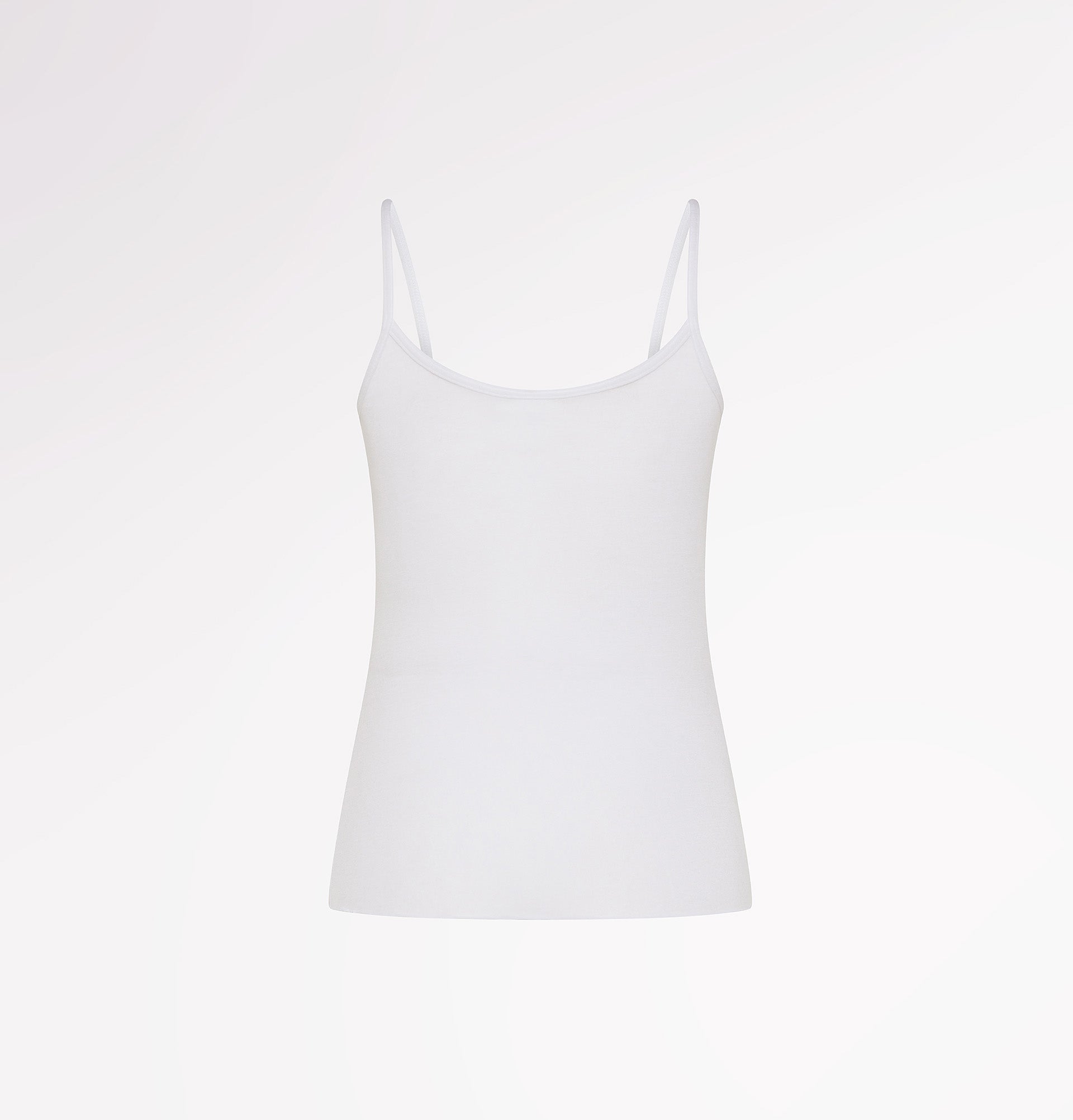 Canotta a spallina fina in TENCEL™ seta - CASAGIN