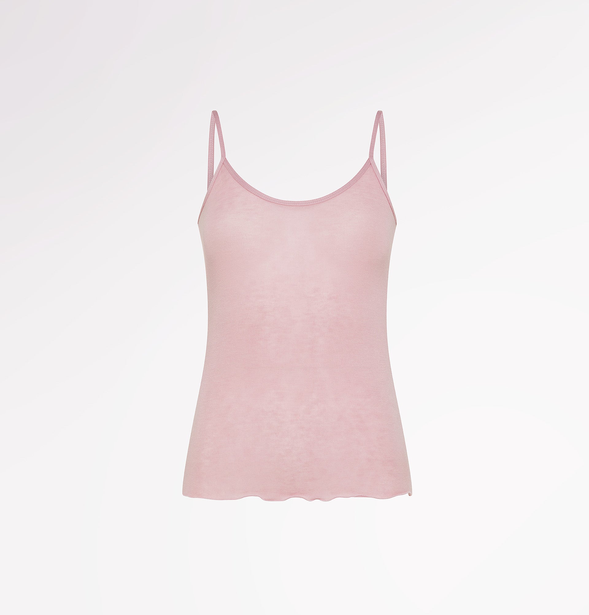 Canotta a spallina fina in TENCEL™ seta - CASAGIN