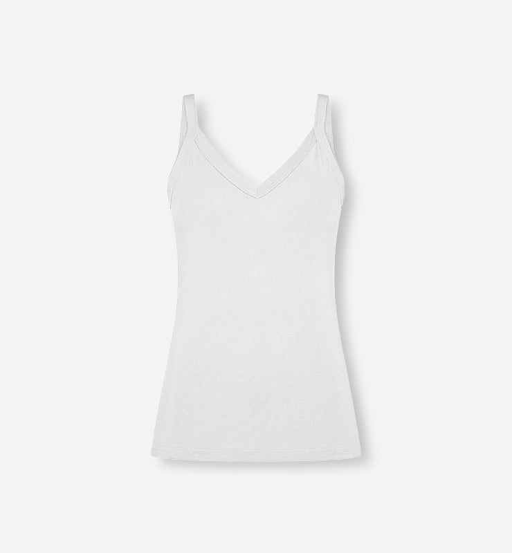 Canotta scollo V in TENCEL™ - CASAGIN