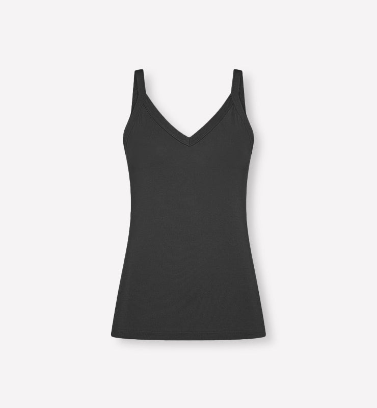 Canotta scollo V in TENCEL™ - CASAGIN