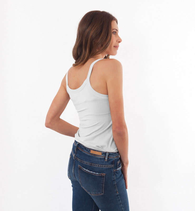 Canotta scollo V in TENCEL™ - CASAGIN