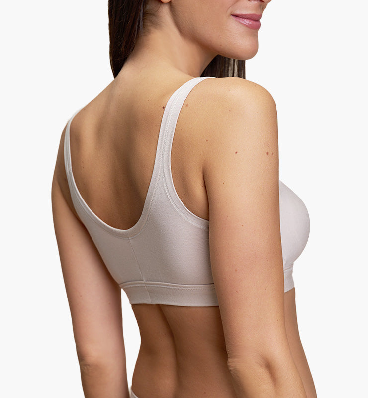 Reggiseno bralette imbottito in tessuto naturale - CASAGIN