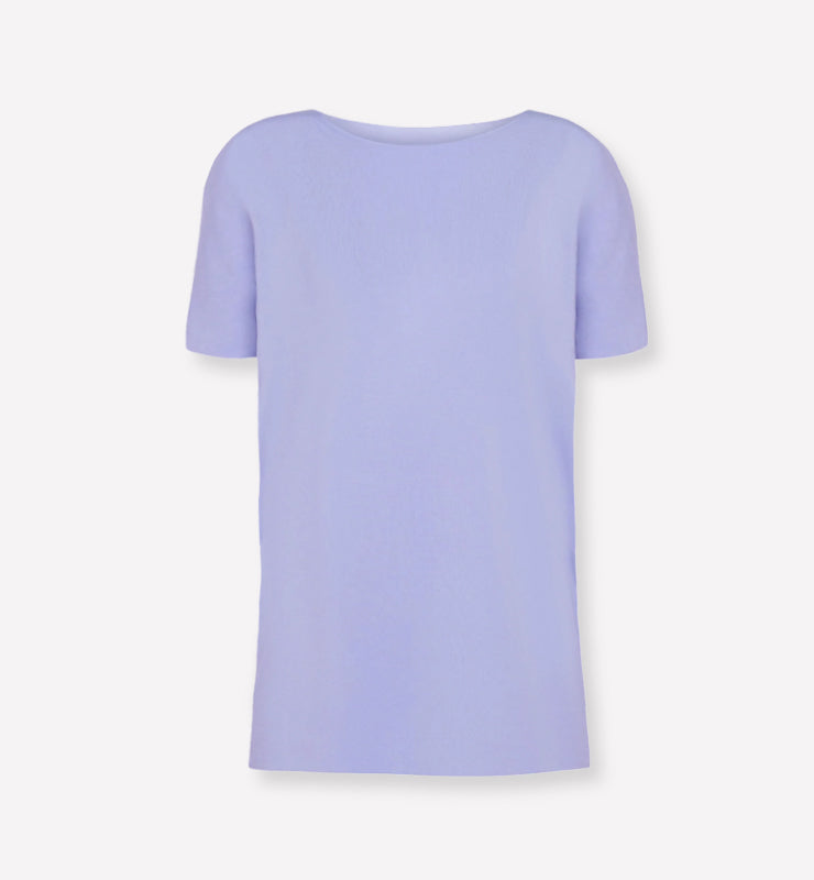 Maximaglia taglio laser in TENCEL™ a maniche corte - CASAGIN