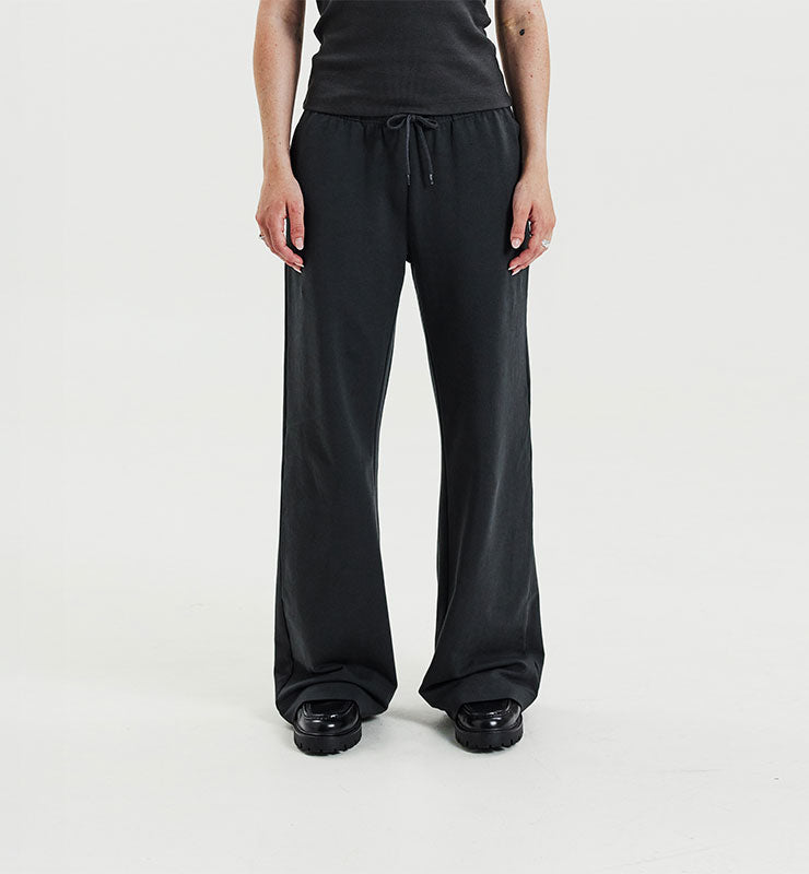 Pantaloni palazzo felpa leggera in Cotone Biologico - CASAGIN