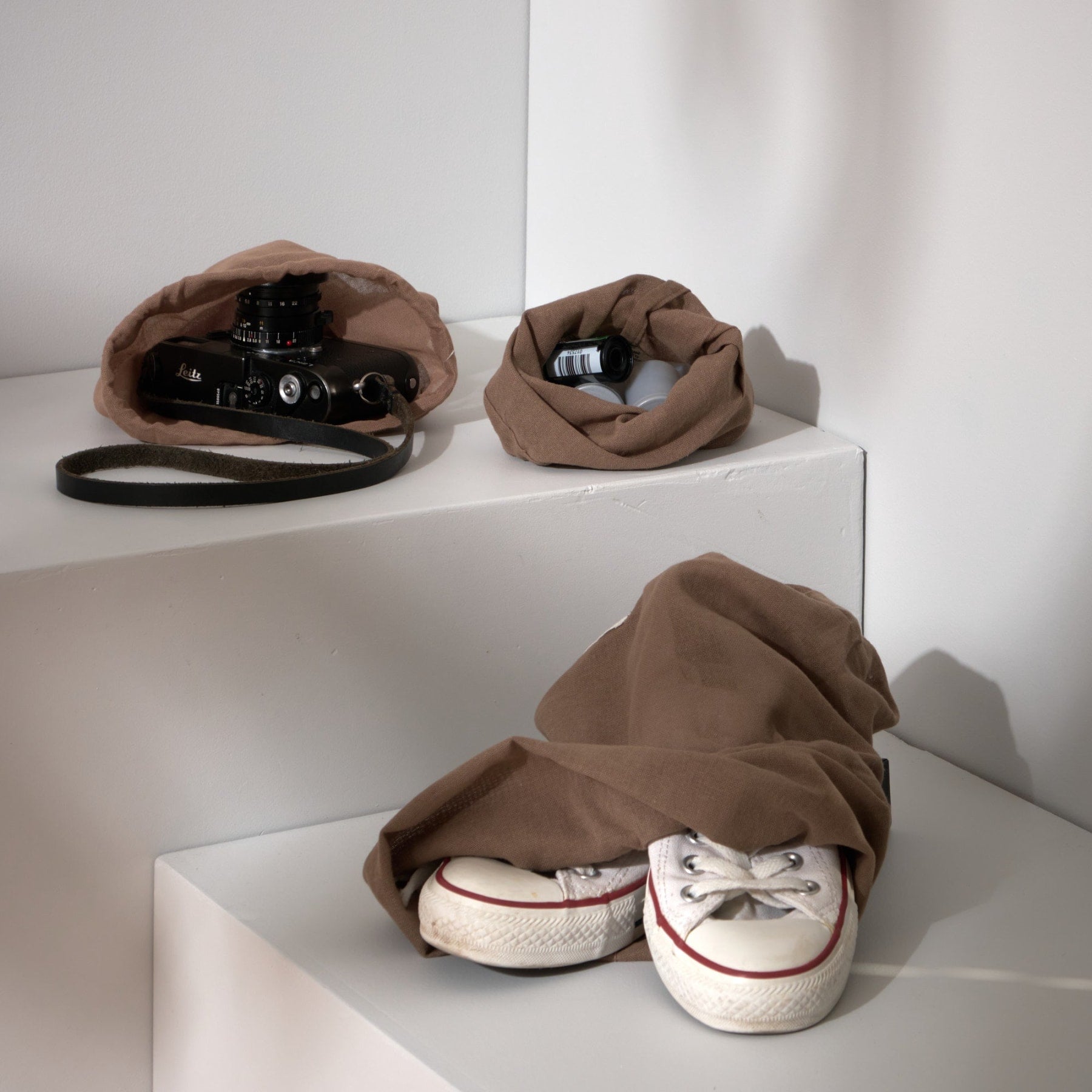 Set Borse Riutilizzabili in Cotone Biologico GOTS