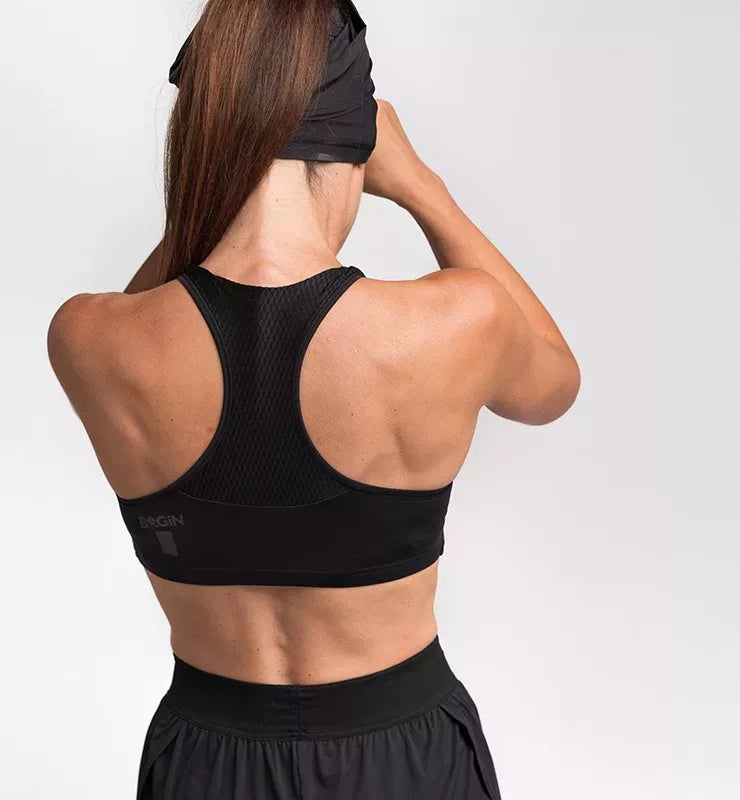 Light support sports top