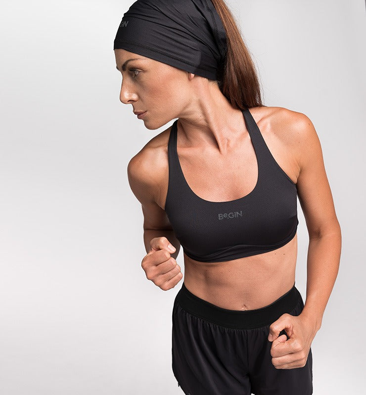 Light support sports top