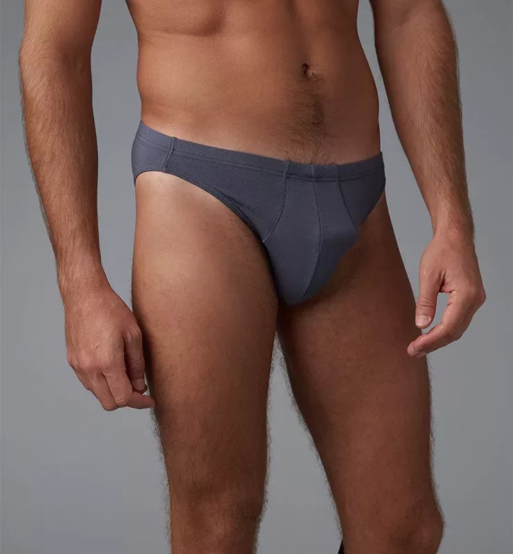 Men's briefs in natural fabric