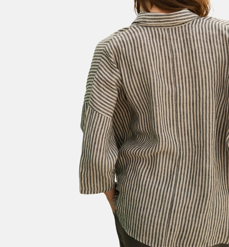 Camicia in 100% Lino Sostenibile - Taglio Oversize