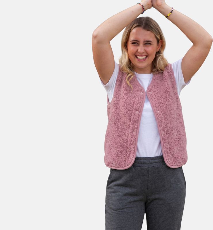 Gilet pile in lana naturale – Il Pile Naturale  *Edizione Limitata*