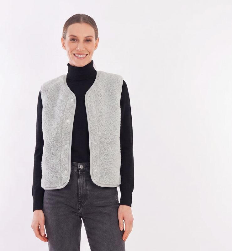 Gilet pile in lana naturale – Il Pile Naturale  *Edizione Limitata*