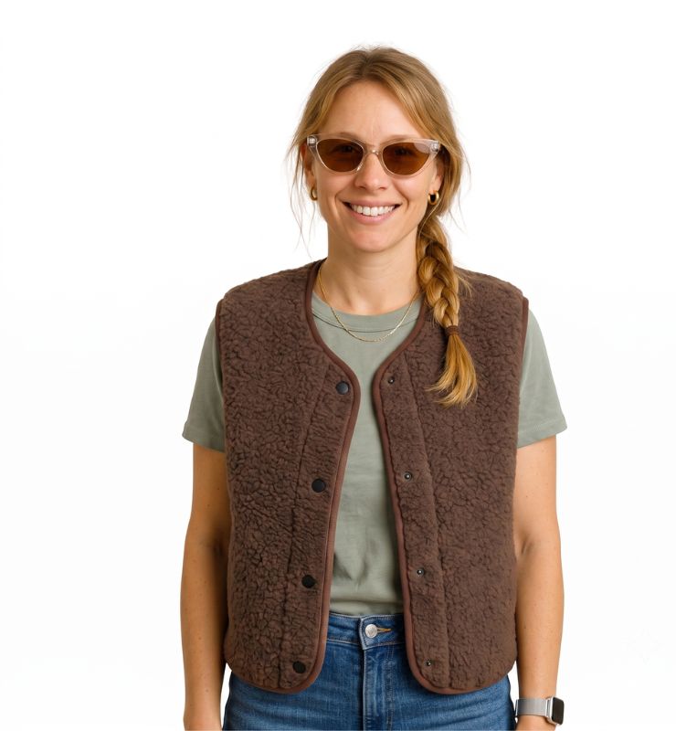 Gilet pile in lana naturale – Il Pile Naturale  *Edizione Limitata*