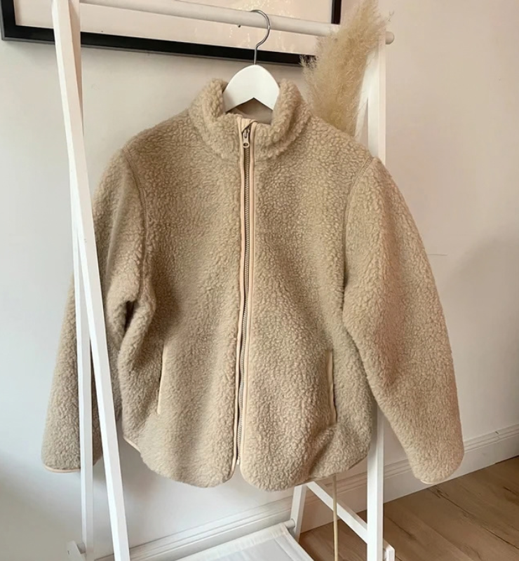 Giubbino in 100% pile di Lana - unisex