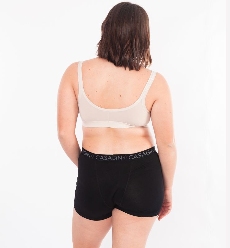 Hipster-/Menstruations-Nachtslip aus Bio-Baumwolle 