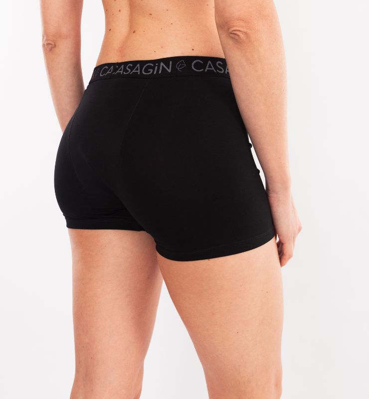 Slip boxer mestruale cotone biologico Notte e Giorno