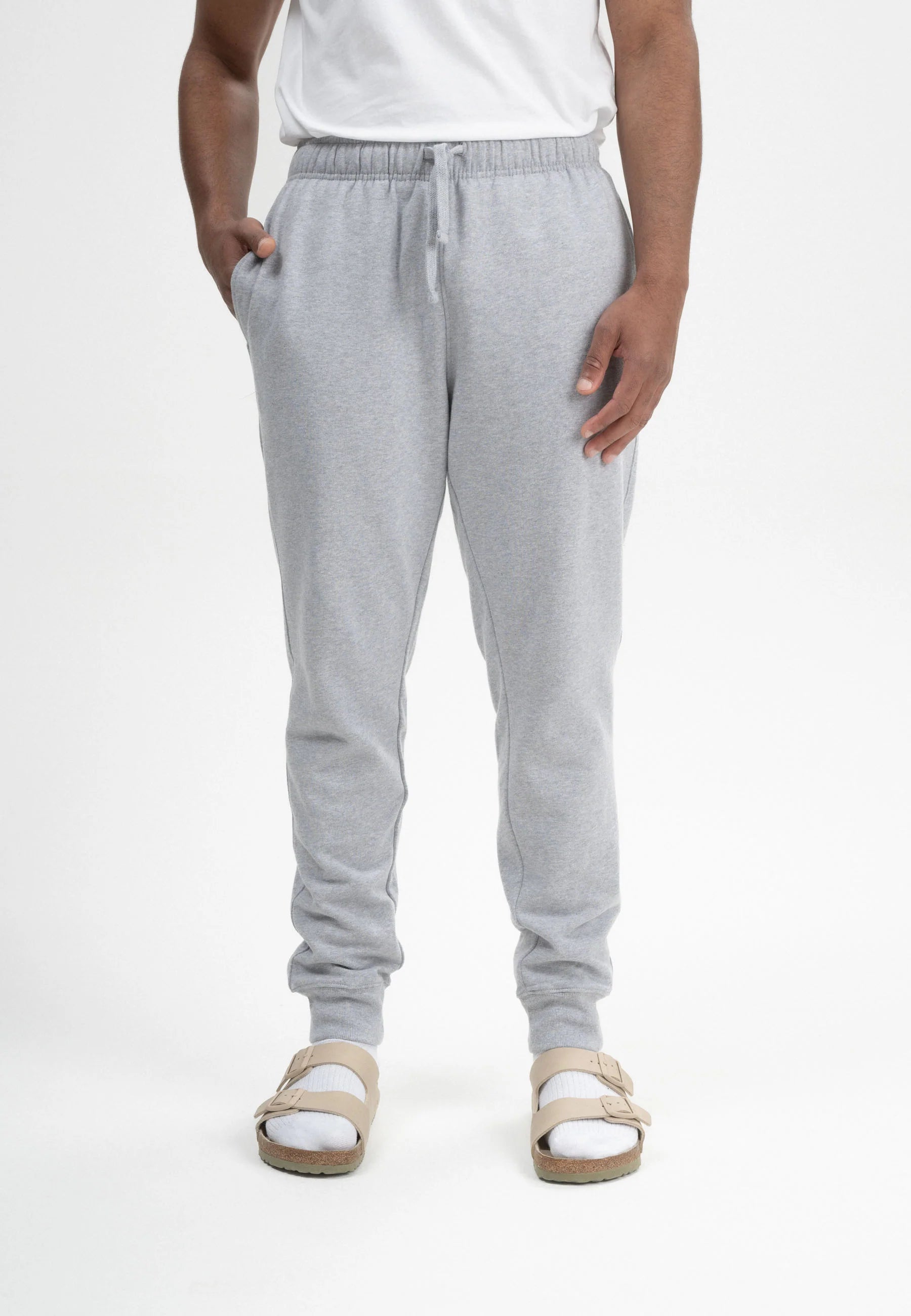 Pantaloni in felpa uomo in cotone biologico