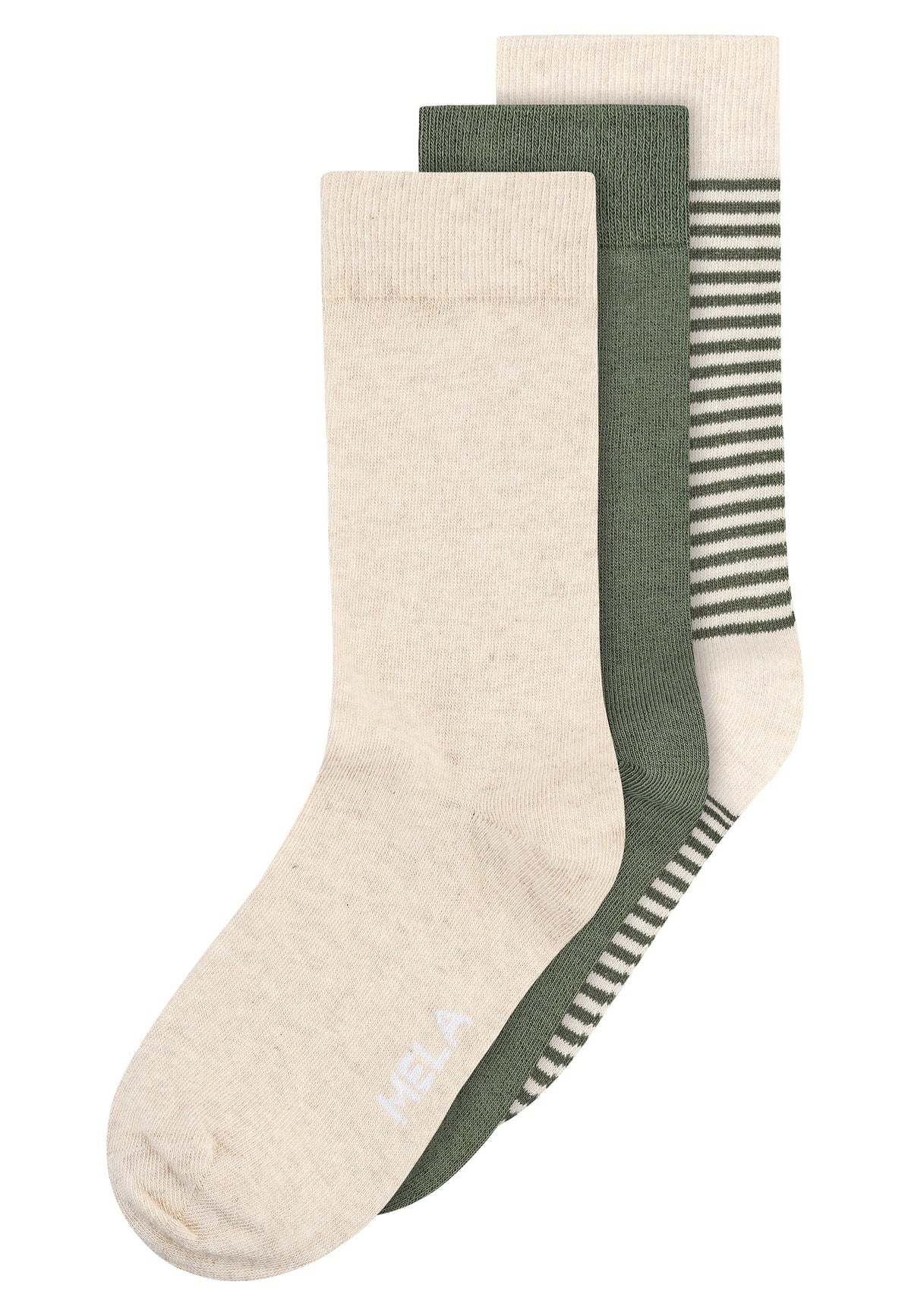 3 Paia Calzini Basic in Cotone Biologico Fairtrade