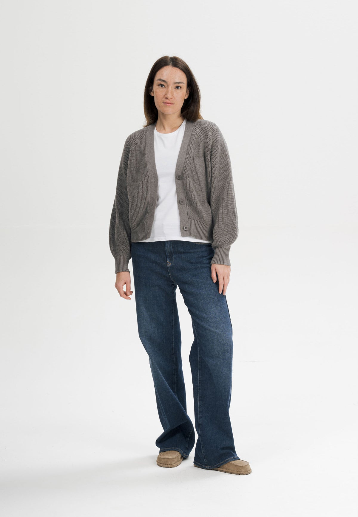 Strickjacke aus 100% Bio-Baumwolle