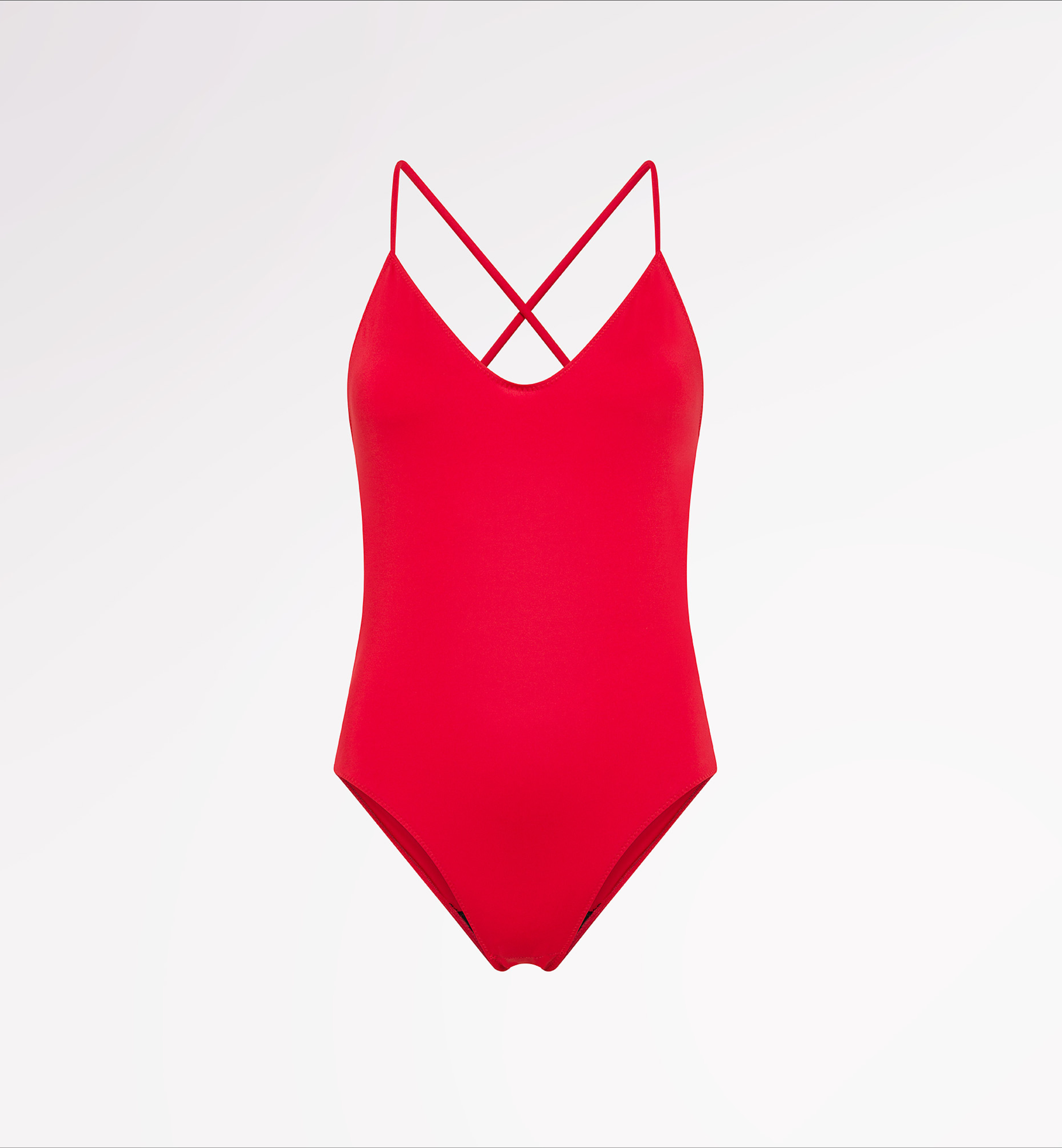 Absorbent one-piece swimsuit in recycled fabric