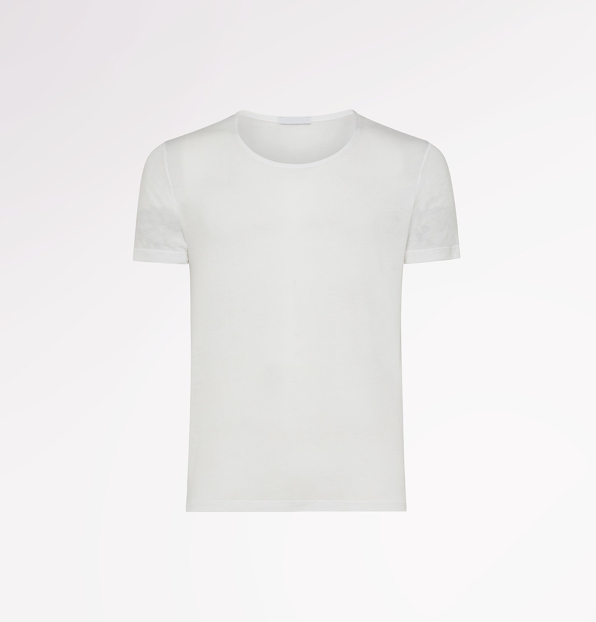 Men's T-shirt in TENCEL™ and silk with short sleeves