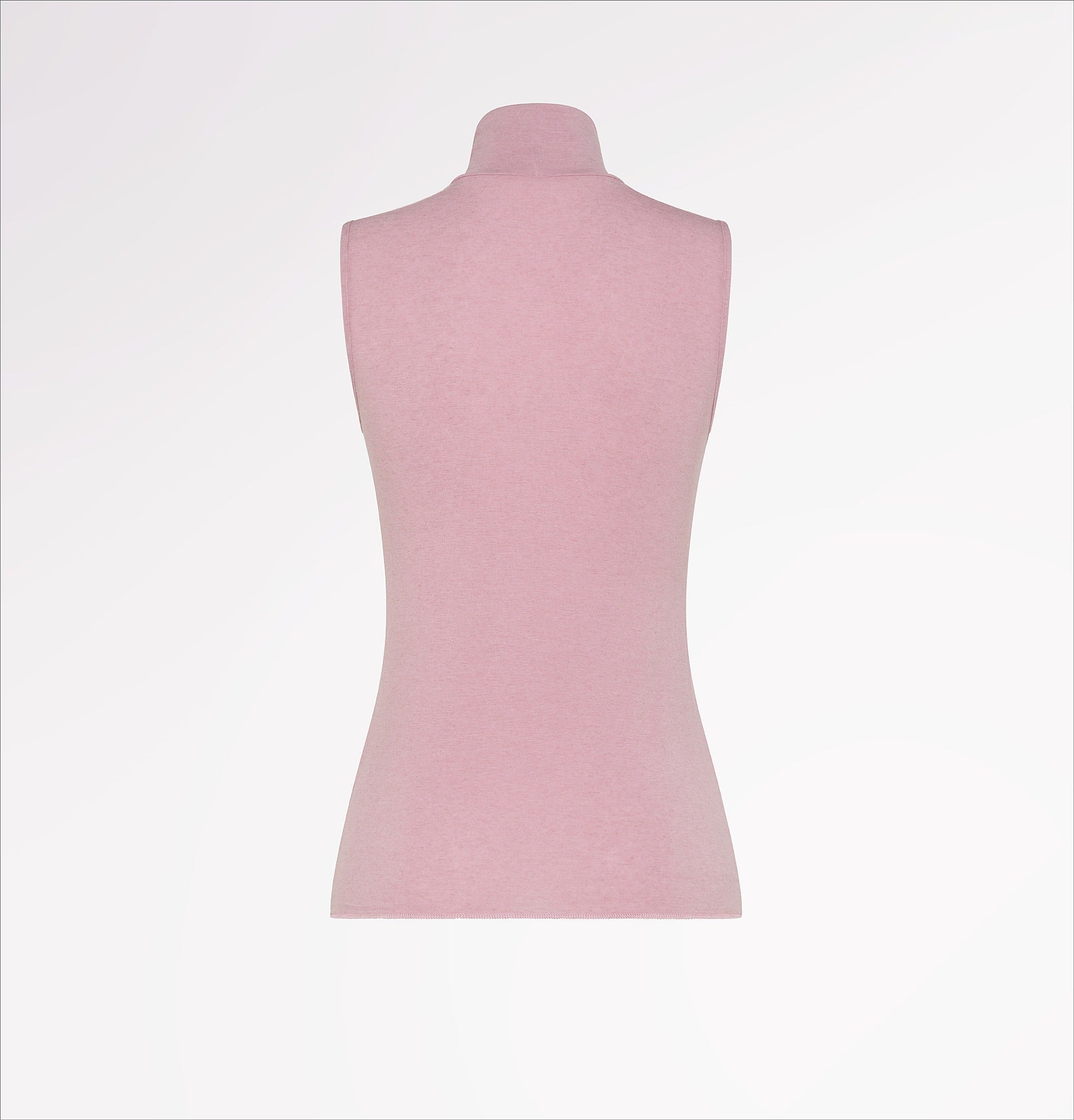 Sleeveless turtleneck in TENCEL™ cashmere