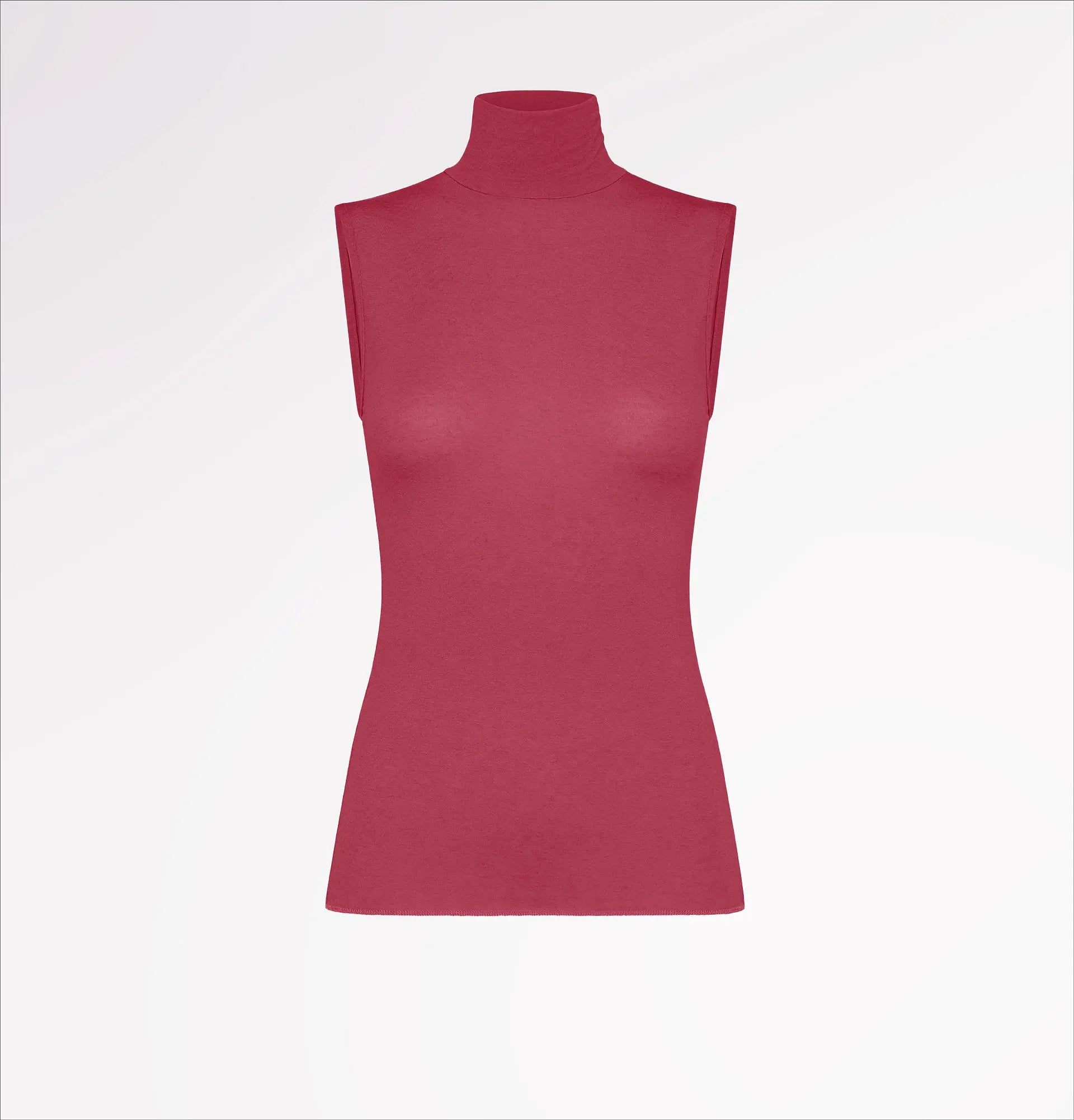 Sleeveless turtleneck in TENCEL™ cashmere