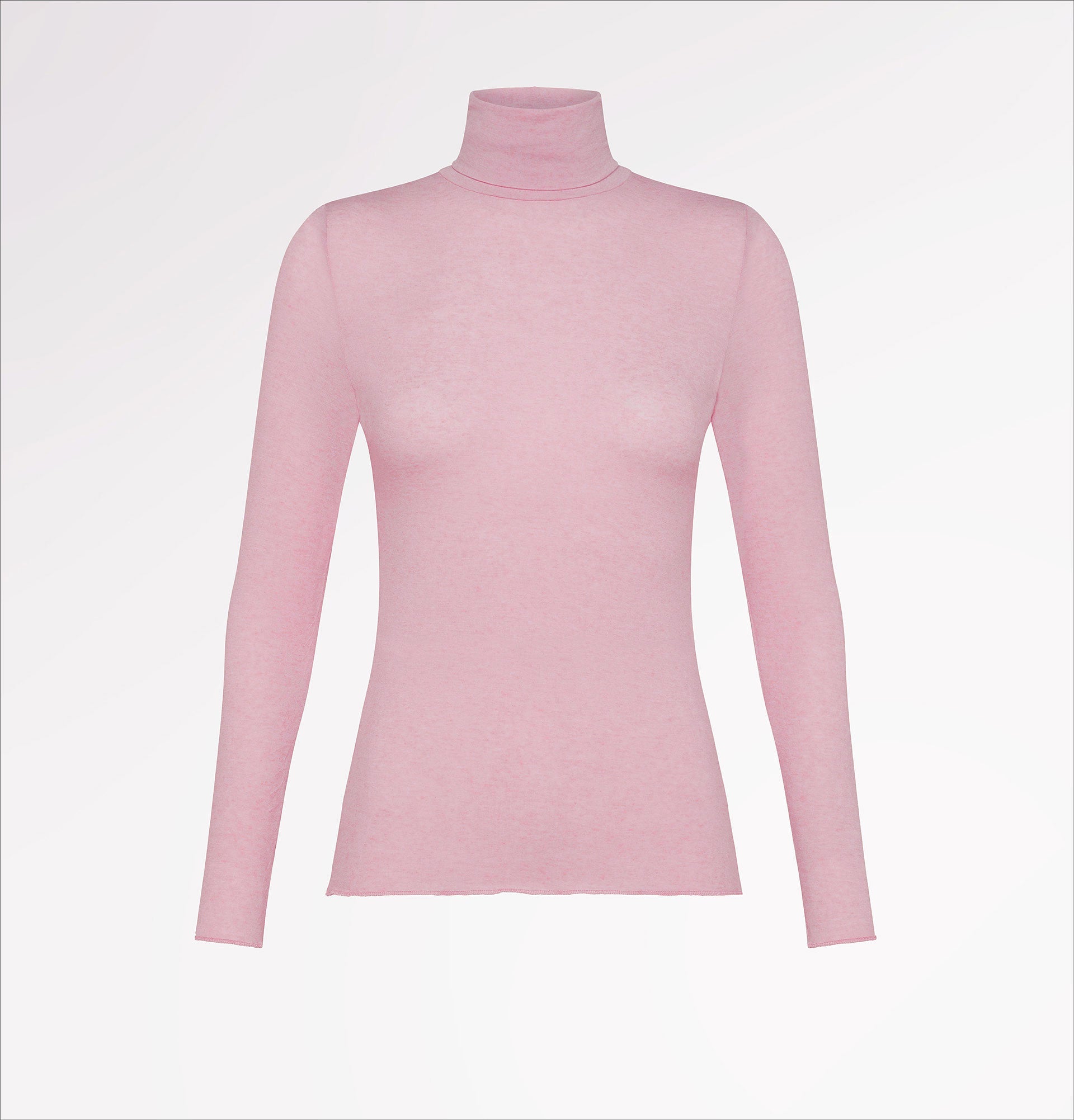 Long-sleeved TENCEL™ cashmere turtleneck