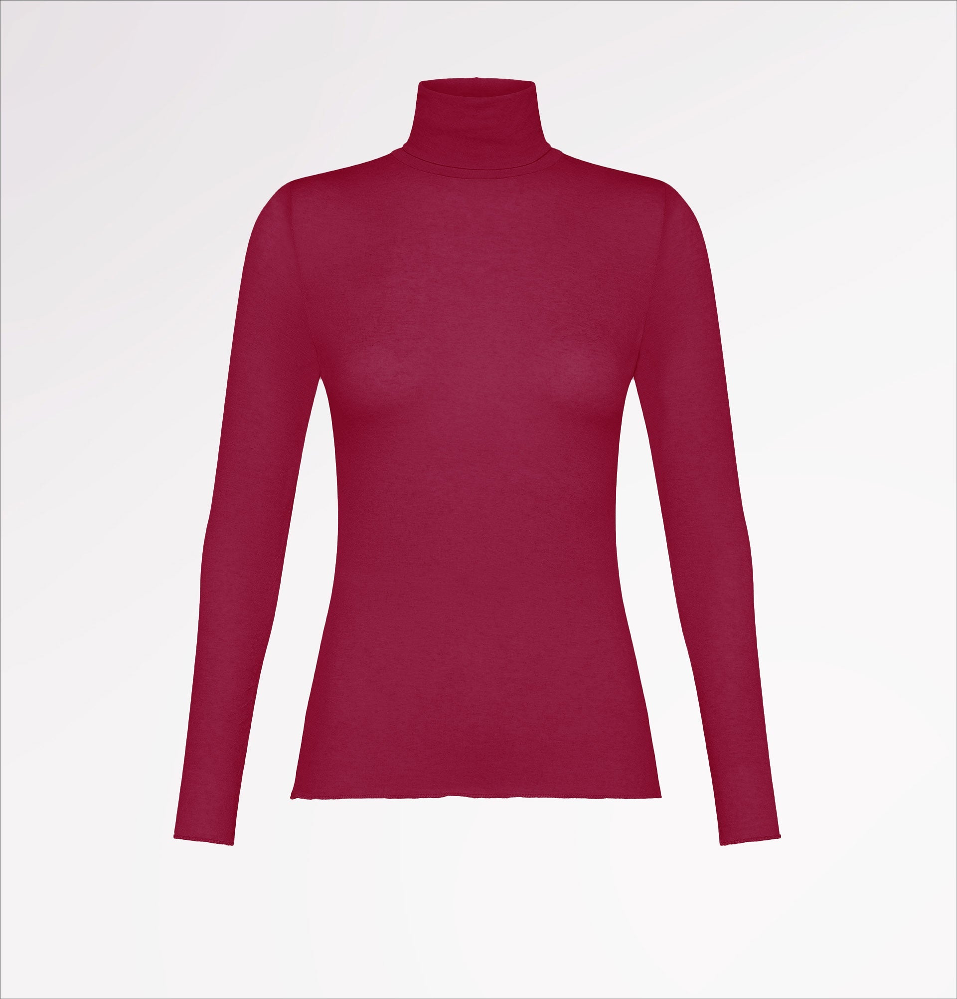 Long-sleeved TENCEL™ cashmere turtleneck