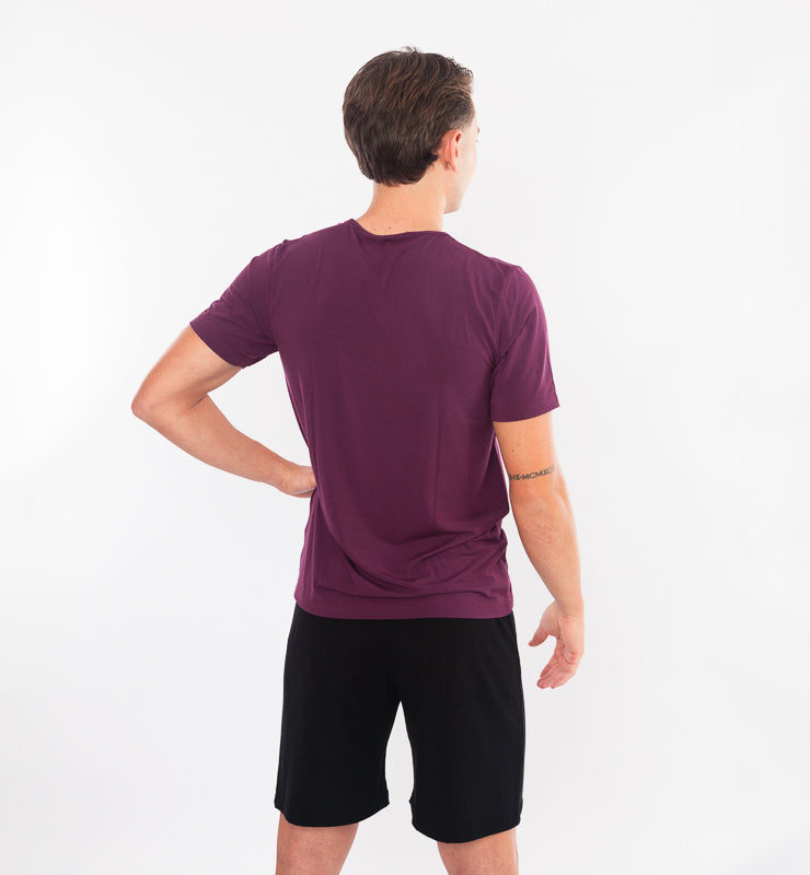 Kurzarm-TENCEL™-T-Shirt für Herren