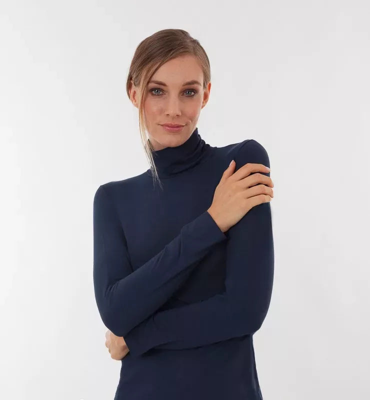 Natural fabric turtleneck 3.0 slim fit