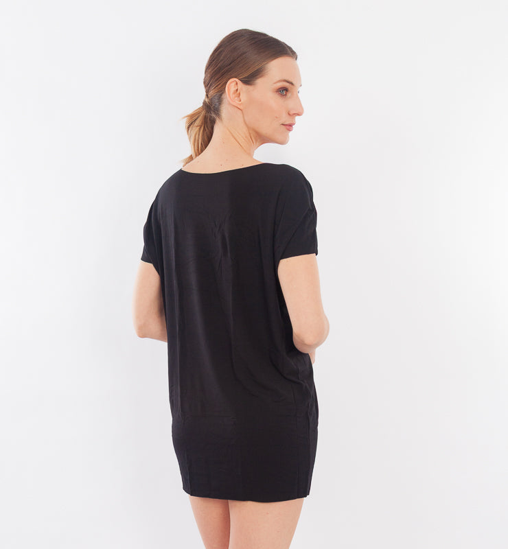 Maximaglia in tencel™ a maniche corte