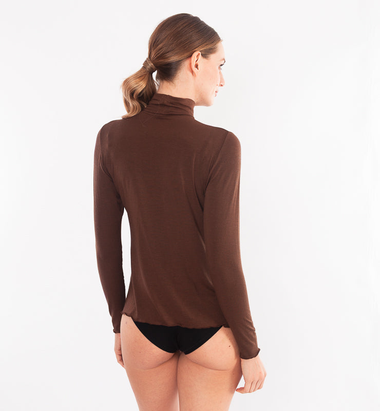 Dolcevita in TENCEL™ cashmere a manica lunga