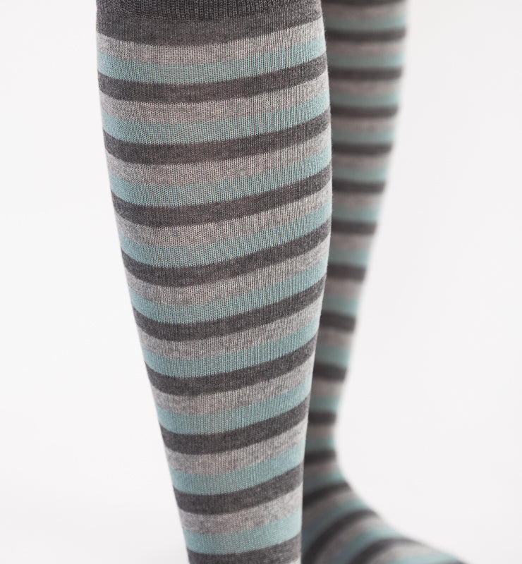 Long socks in eucalyptus fiber