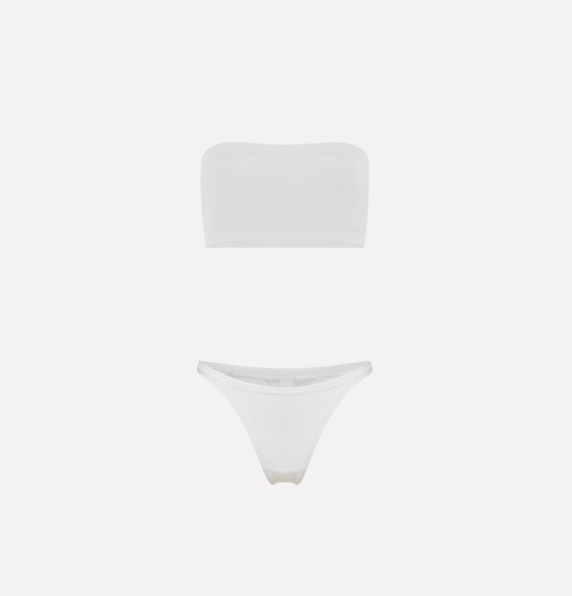 Invisible Box: Bandeau Bra + Thong