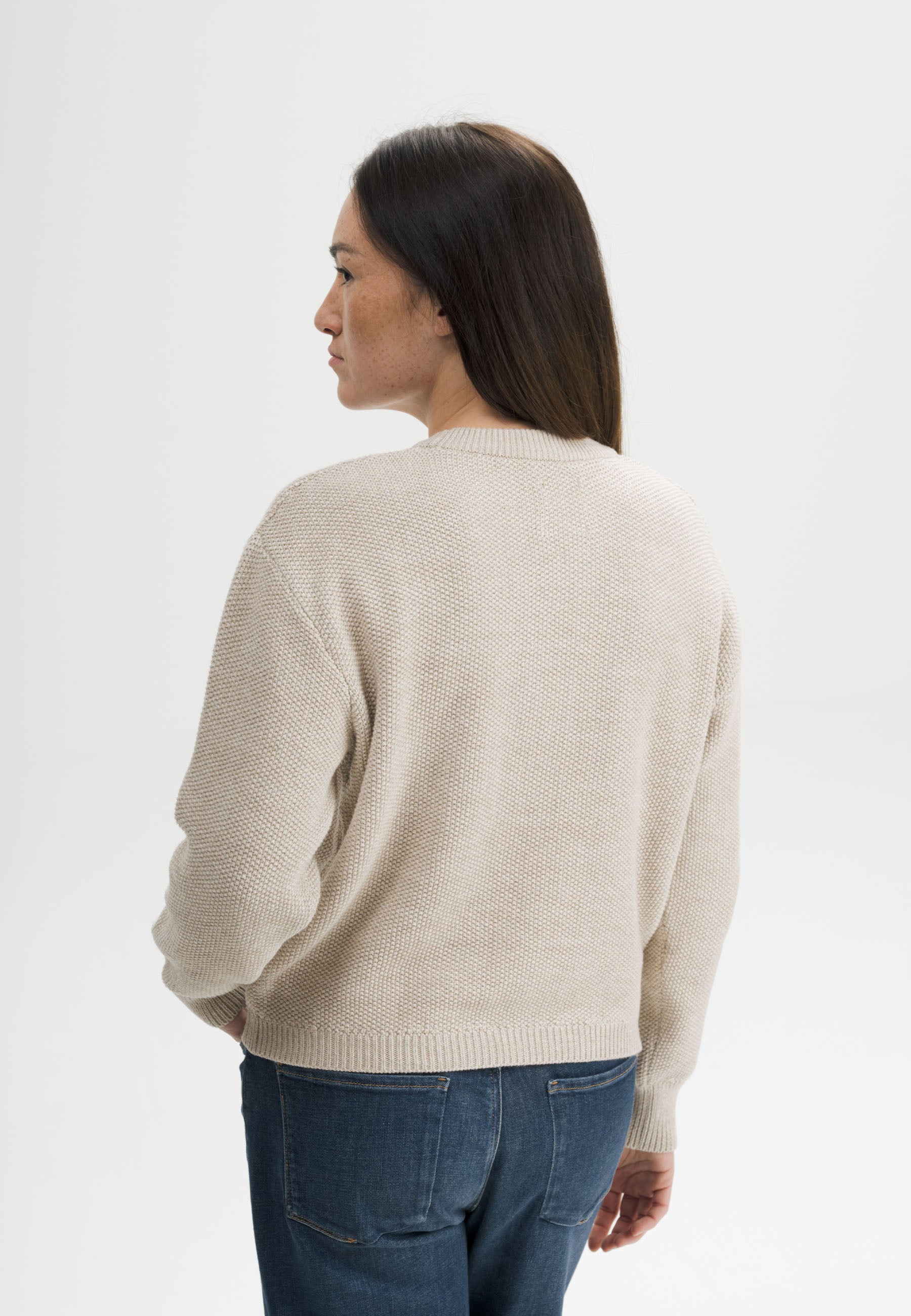 Maglia in Cotone Biologico GOTS – Struttura Perlata