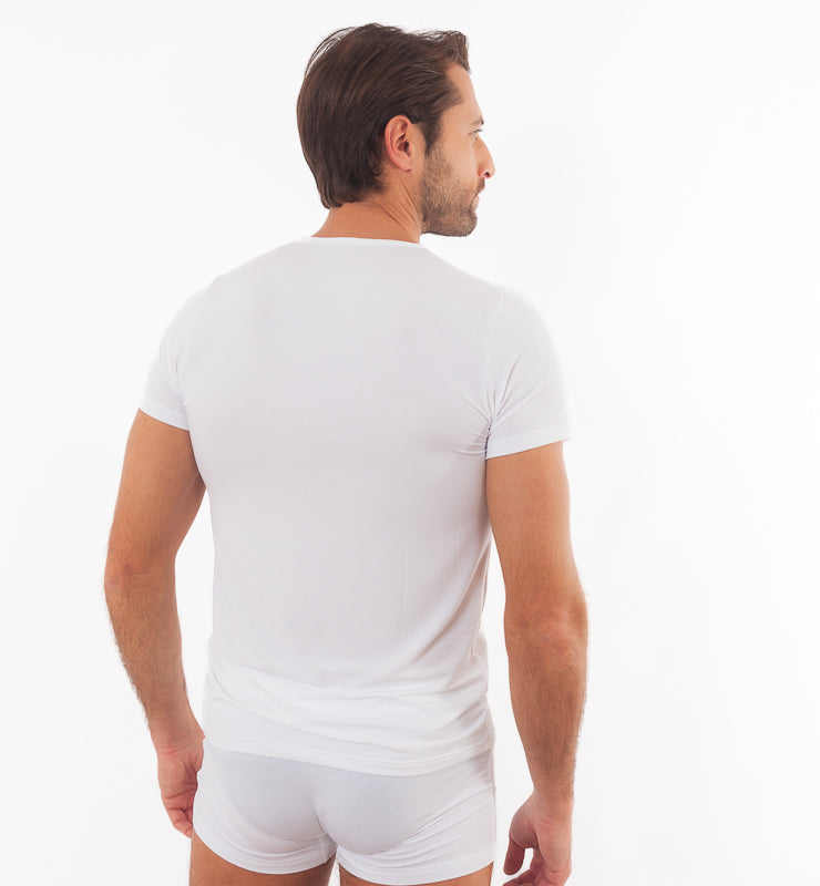 Kurzarm-TENCEL™-T-Shirt für Herren