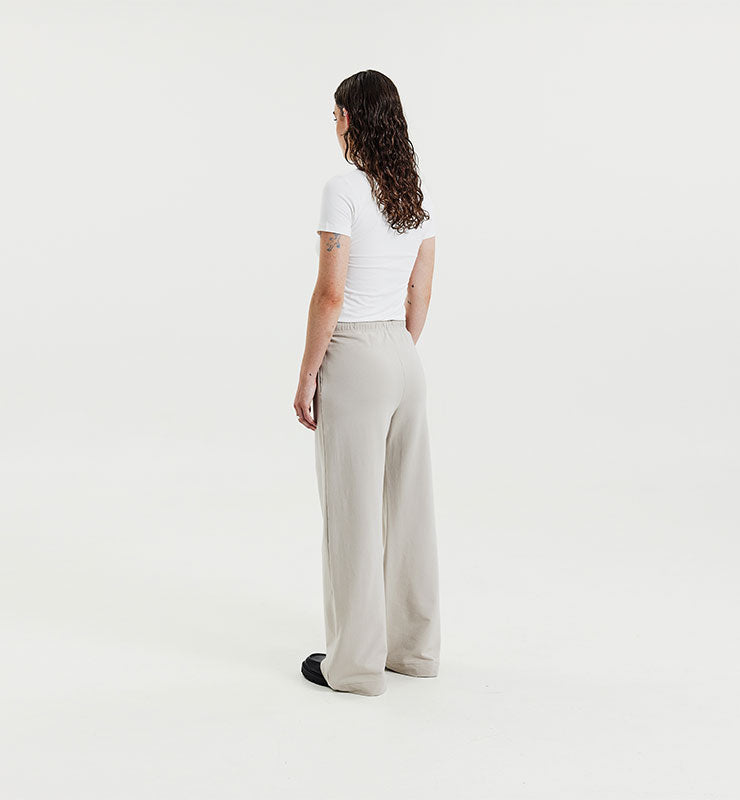 Pantaloni palazzo felpa leggera in Cotone Biologico - CASAGIN