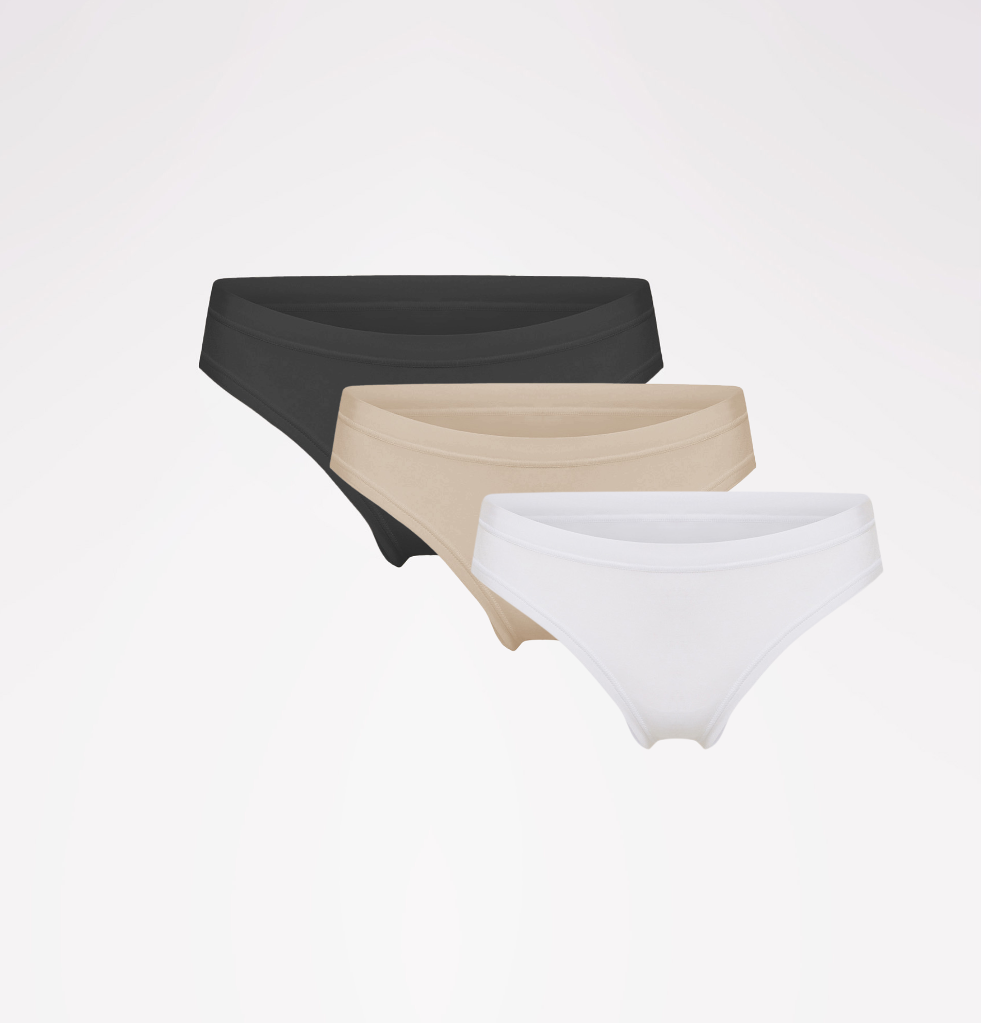 Laser cut Brazilian briefs in TENCEL™